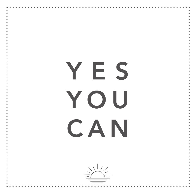 You can!